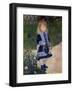 Girl with Watering Can-Pierre-Auguste Renoir-Framed Art Print