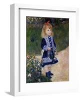 Girl with Watering Can-Pierre-Auguste Renoir-Framed Art Print