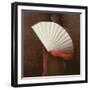 Girl with White Fan-Lincoln Seligman-Framed Giclee Print