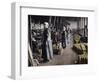 'Girl workers in a munitions factory', 1915-Unknown-Framed Photographic Print
