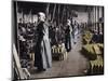 'Girl workers in a munitions factory', 1915-Unknown-Mounted Photographic Print