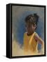 Girl Yellow-Michael Jackson-Framed Stretched Canvas