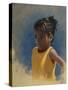 Girl Yellow-Michael Jackson-Stretched Canvas