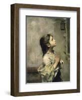 Girl-Roberto Ferruzzi-Framed Giclee Print