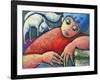 Girl-Oscar Ortiz-Framed Giclee Print