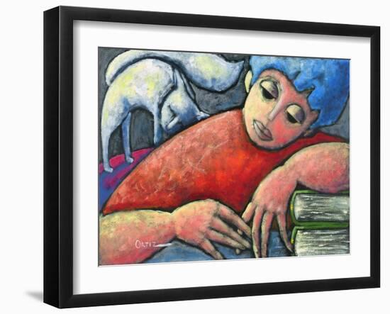 Girl-Oscar Ortiz-Framed Giclee Print