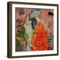 Girlfriends, 1916-1917-Gustav Klimt-Framed Giclee Print