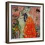 Girlfriends, 1916-1917-Gustav Klimt-Framed Giclee Print