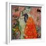 Girlfriends, 1916-1917-Gustav Klimt-Framed Giclee Print