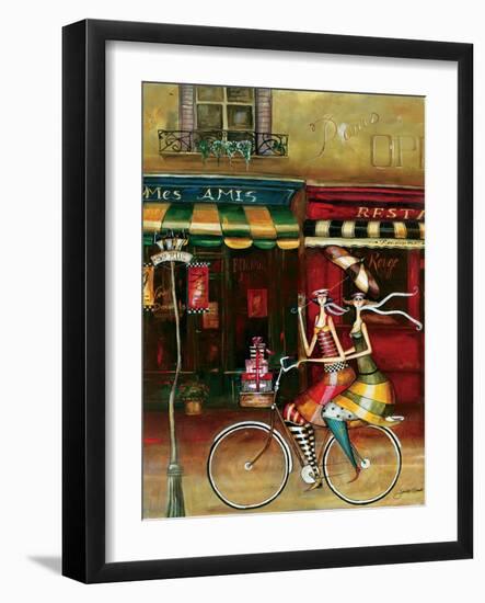 Girlfriends in Paris-Jennifer Garant-Framed Giclee Print