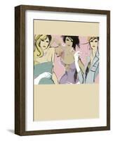 Girlfriends-Ashley David-Framed Giclee Print