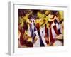 Girls Among Trees-Auguste Macke-Framed Giclee Print