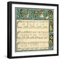 Girls and boys come out to play-Walter Crane-Framed Giclee Print