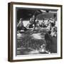 Girls and Boys Playing Hopscotch-Ralph Morse-Framed Photographic Print