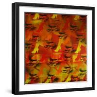 Girls and Guns-Abstract Graffiti-Framed Giclee Print