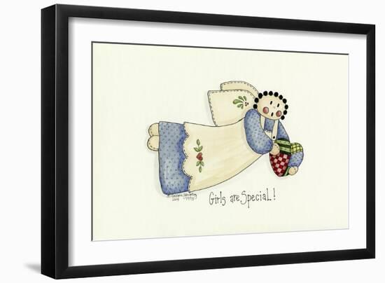 Girls are Special Angel-Debbie McMaster-Framed Giclee Print