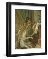 Girls at the Piano, c.1892-Pierre-Auguste Renoir-Framed Giclee Print