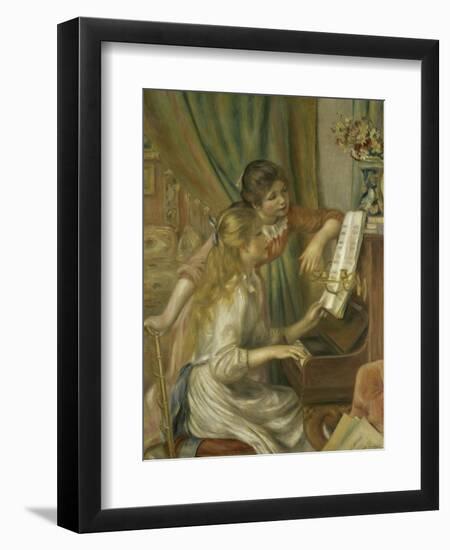 Girls at the Piano, c.1892-Pierre-Auguste Renoir-Framed Giclee Print