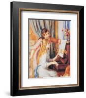 Girls at the Piano-Pierre-Auguste Renoir-Framed Art Print