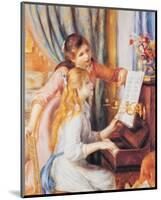 Girls at the Piano-Pierre-Auguste Renoir-Mounted Art Print