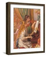 Girls at the Piano-Pierre-Auguste Renoir-Framed Giclee Print