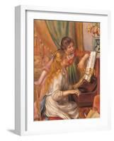 Girls at the Piano-Pierre-Auguste Renoir-Framed Giclee Print