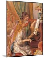 Girls at the Piano-Pierre-Auguste Renoir-Mounted Art Print