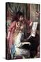 Girls at the Piano-Pierre-Auguste Renoir-Stretched Canvas