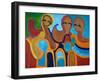 Girls at the Riverside, 2009-Jan Groneberg-Framed Giclee Print