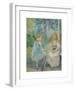 Girls at the Window-Berthe Morisot-Framed Premium Giclee Print