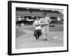 Girls Baseball-null-Framed Photo