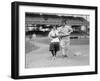 Girls Baseball-null-Framed Photo