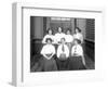 Girls' Basketball Team, Central School, Seattle (May 1909)-Ashael Curtis-Framed Premium Giclee Print