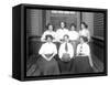 Girls' Basketball Team, Central School, Seattle (May 1909)-Ashael Curtis-Framed Stretched Canvas