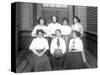 Girls' Basketball Team, Central School, Seattle (May 1909)-Ashael Curtis-Stretched Canvas