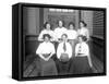 Girls' Basketball Team, Central School, Seattle (May 1909)-Ashael Curtis-Framed Stretched Canvas