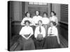 Girls' Basketball Team, Central School, Seattle (May 1909)-Ashael Curtis-Stretched Canvas