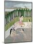 Girls Bathing, Pahari Style, Kangra School, Himachel Pradesh, 18th Century-null-Mounted Giclee Print