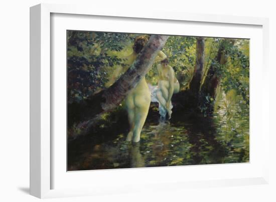 Girls Bathing-Ferdinand Max Bredt-Framed Giclee Print