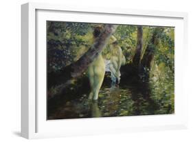 Girls Bathing-Ferdinand Max Bredt-Framed Giclee Print