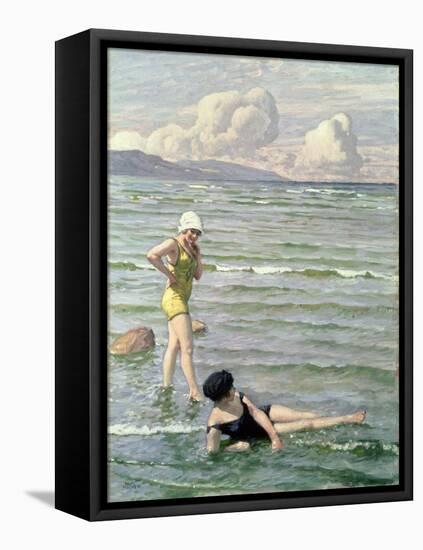 Girls Bathing-Paul Fischer-Framed Stretched Canvas