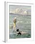 Girls Bathing-Paul Fischer-Framed Giclee Print