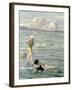 Girls Bathing-Paul Fischer-Framed Giclee Print