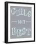 Girls Best-Lauren Gibbons-Framed Art Print