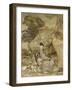 Girls by a Stream, 1906-Arthur Rackham-Framed Giclee Print