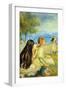 Girls by the Seaside-Pierre-Auguste Renoir-Framed Art Print