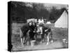 Girls Camping 1930S-null-Stretched Canvas