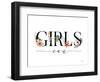 Girls Can Floral 2-Gigi Louise-Framed Art Print