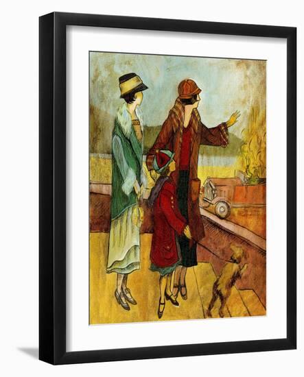 Girls & Cars II-Danielle Harrington-Framed Art Print