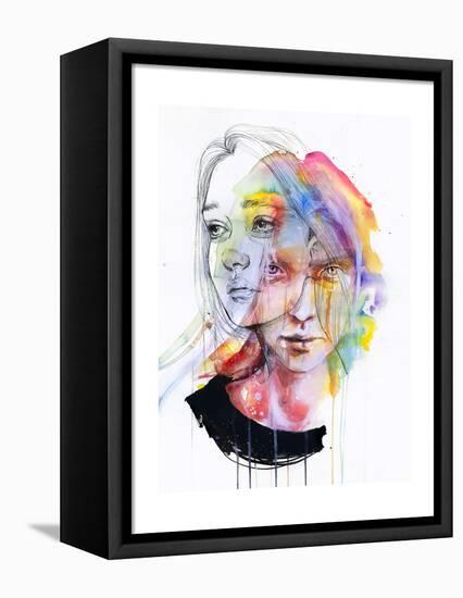 Girls Change Colors-Agnes Cecile-Framed Stretched Canvas